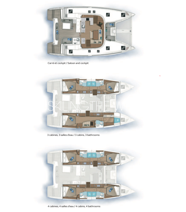 Lagoon 46 Layout